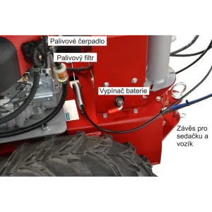 Obrázek #2 k produktu Pohonná jednotka Panter FD3-500 s dvoububnovou sekačkou RZS121