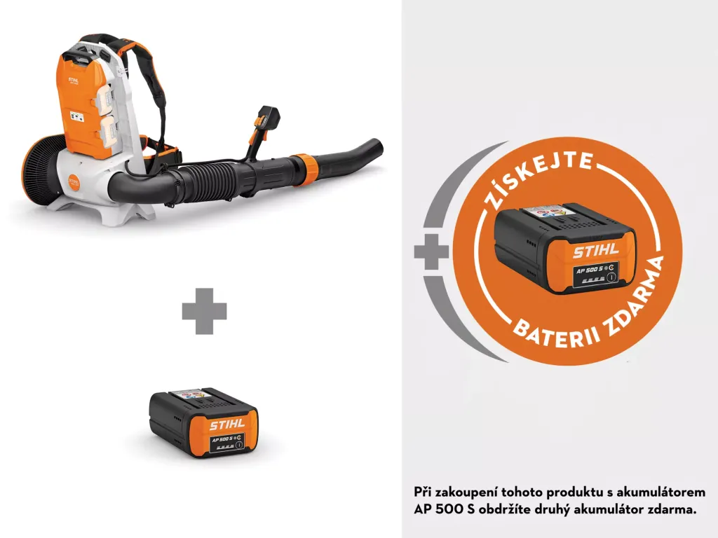 Obrázek k produktu STIHL BGA 300 + 2× akumulátor AP 500 S + adaptér ADA 1000