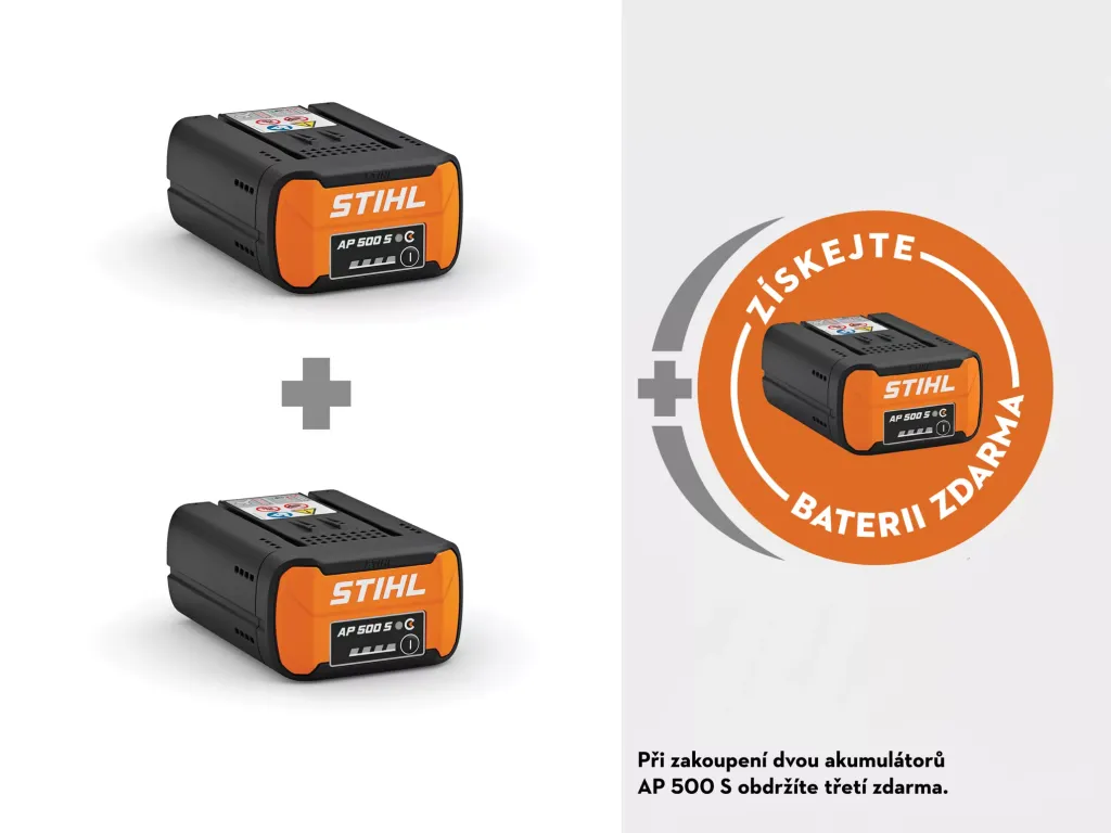 Obrázek k produktu STIHL 3× akumulátor AP 500 S